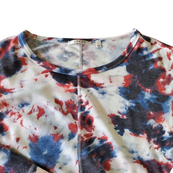 Cyrus Tie Dye Dolman Sleeve Blouse Set of 2 Size Large - Picture 4 of 9